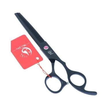 Imagem de Tesoura De Cabelo Profissional Para Cabeleireiros, 7.0 Polegadas, Aço 