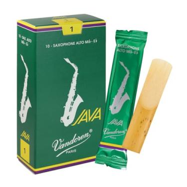 Imagem de Vandoren SR261 Alto Sax JAVA Palhetas Strength 1; Caixa com 10