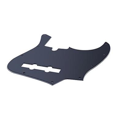 Imagem de 10 Hole Bass PickGuard, 3ply PVC Construction, Black/White/Black, Standard Jazz Bass Pick Guard Com 10 Parafusos de Montagem, Adequado para/Tagima Bass