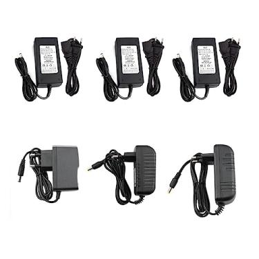 Imagem de DRJBBODVQ Fonte de alimentação DC 5V 12V 24V 1A 2A 3A 5A 6A 8A 12 Volt Carregador de fonte de alimentação 12v AC Adaptador de alimentação LED Strip Lâmpada Hoverboard Adaptador (Cor: 6A, Tamanho