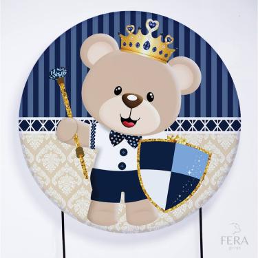 Imagem de Painel Decorativo para Festa 1,30x1,30 metros Vesti Fácil com Elástico Urso - Fera Print