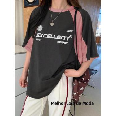 Imagem de Camiseta Feminina Plus Size Vermelha - Malha, Manga Curta e Gola O, BR