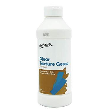 Imagem de MONT MARTE Textura transparente premium Gesso 500 ml (500 ml), adequada para tinta acrílica, tinta a óleo, lápis de cor, pastéis, grafite e carvão