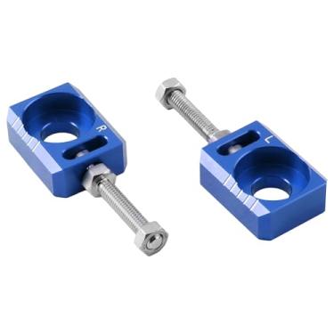 Imagem de PowerMotor Bloco de eixo de 13 mm de 1,3 cm, ajustador de tensor de corrente CNC para bicicleta suja elétrica Surron Light Bee S X Segway X160 X260 Ebike-Blue