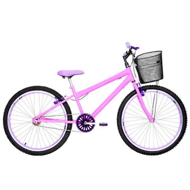 Imagem de Bicicleta Feminina Aro 26 Rbx Aero Cor Rosa E Lilás