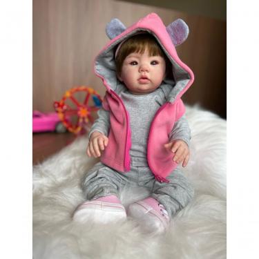 Imagem de Bebê Reborn Helena - Kit Simples Corpo Do Bebê Tecido