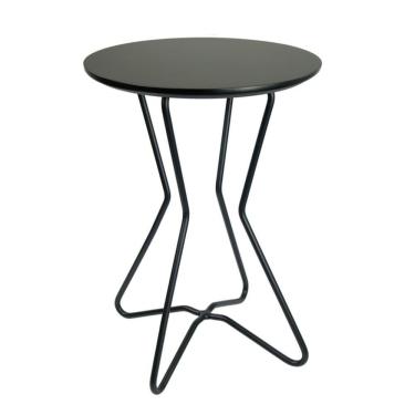 Imagem de Banco Baixo Saturno Com Pés De Ferro Preto