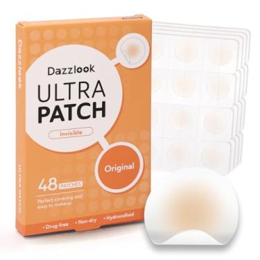 Imagem de Dazzlook Ultra Pimple Patches - Adesivo Hidrocolóide Para Acne Cobrir Espinhas, Manchas E Erupções Cutâneas. Adesivos Pele Do Rosto (48 Unidades). Uso Diurno Noturno.