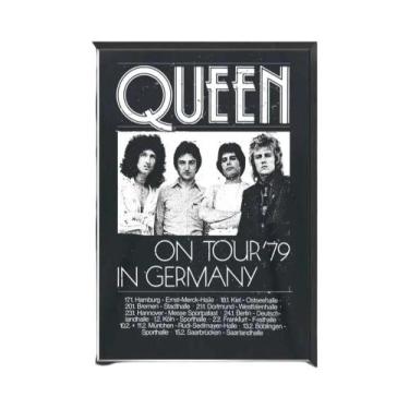 Imagem de Pôster De Papel Kraft Retrô Branco Queen Band Music Adesivo DIY Decora