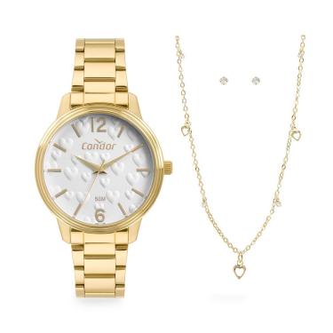 Imagem de Relógio Condor Feminino Mimos E Sutilezas Dourado - Copc21jko-k4k Copc21jko-k4k