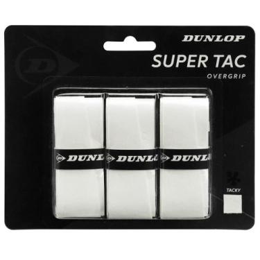 Imagem de Overgrip Dunlop Super Tac Com 3 Unidades Branco