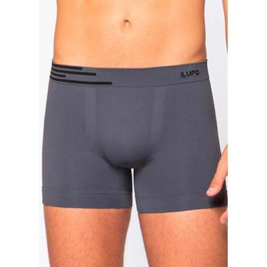 Imagem de Cueca Boxer Lupo 00436-002 Sem Costura Microfibra T.P/GG, P, 8770, Gra