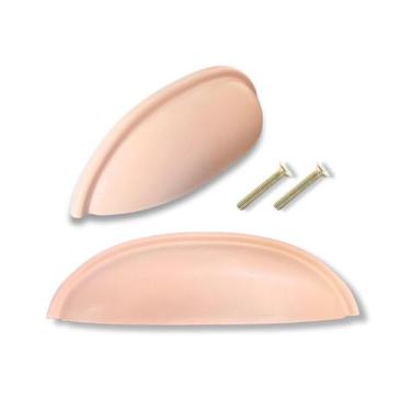 Imagem de Puxador Concha Linha Kids para Móveis 64mm, feito em Metal - Compras F