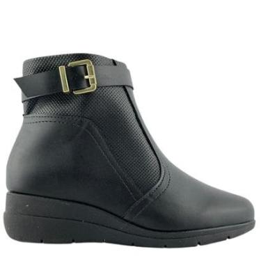 Imagem de Bota Modare Feminina Anabela Cano Curto Ultraconforto 7085101-Feminino