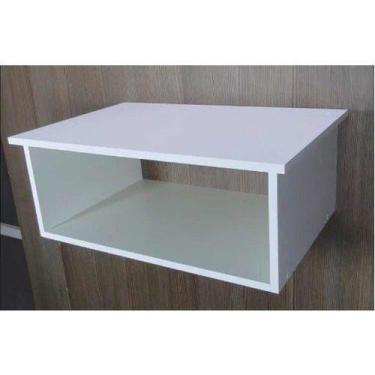 Imagem de Suporte Para Microondas Nicho Mdf 15mm Branco - B&D Arte e Decoração