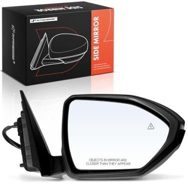 Imagem de A-Premium Espelho retrovisor elétrico do lado do passageiro - compatível com Hyundai Tucson/Santa Cruz 2022-2024 - Espelho retrovisor externo externo dobrável manual aquecido com seta e detecção de