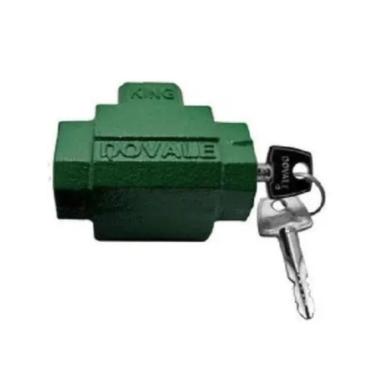 Imagem de Fechadura Cadeado De Solo Externo Para Porta Enrolar Tetra