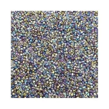 Imagem de Contas de Semente de Vidro Checo 4mm (23 unidades) - Efeito Laca Cozid