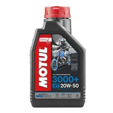 Imagem de Óleo de Moto 20W50 Mineral -  MOTUL 3000+ 4T - 1L