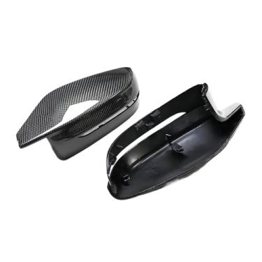 Imagem de Capas de espelho retrovisor lateral de substituição compatíveis com G80 G82 G83 G87 G42 G46 M2 M3 M4 M240i M440i I4 M50 Carbon Fiber Shell(RHD)