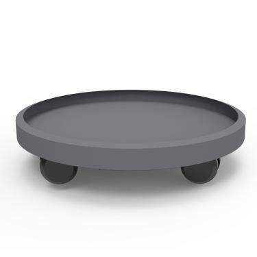 Imagem de WanderingDonkey Carrinho de Planta Resistente de 9,8" com Rodas, Carrinho de Suporte para Vasos de Plantas com Rodas, Bandeja para Pires de Plantas com Rodas, Carrinho para Mover Flores Em Vasos com R