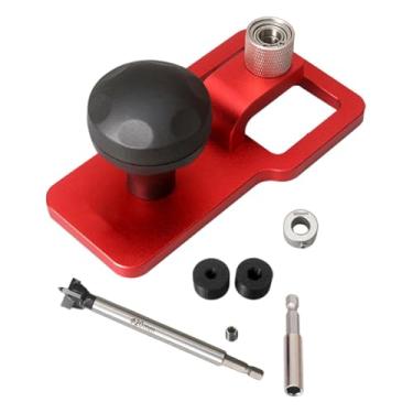 Imagem de WeiLaiKeQi Guia de perfuração vertical, ferramentas para furos de peças, localizador de punção para marcenaria, móveis, 20mm