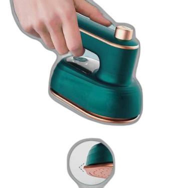 Imagem de Mini Ferro De Passar Roupa Giratório Portátil A Vapor Viagem - Shop Mi