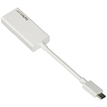 Imagem de StarTech.com Adaptador USB C para HDMI - Branco - Compatível com Thunderbolt 3 - Adaptador USB-C - Conversor Dongle USB Tipo C para HDMI