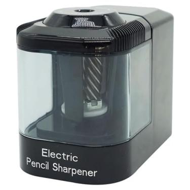 Imagem de Apontador de lápis elétrico resistente, alimentado por USB e bateria, ideal para crianças, estudantes e uso pessoal no escritório, escola e casa por JinZeFa