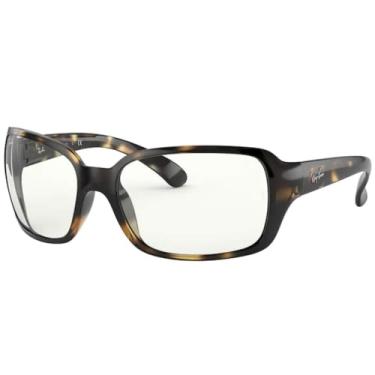 Imagem de Ray-Ban Óculos de sol quadrados femininos Rb4068, Havana claro/transparente, 60 mm