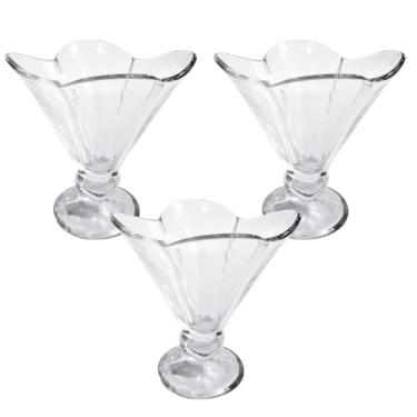 Imagem de Conjunto De 3 Taças De Sobremesa Flora 195Ml Dumiat