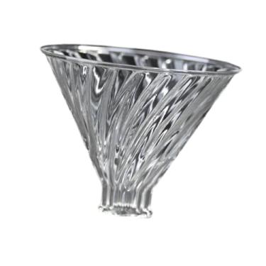 Imagem de Baoblaze Coador de café de vidro, filtro de café, acessórios de vidro transparente, copo de filtro, resistente ao calor para camping e casa, Copo de Filtro