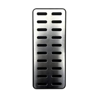 Imagem de Capa de pedal de carro compatível com Sonata 9 Rena Body Kit Antiderrapante Aço Inoxidável Pedal de Freio Acelerador Acessórios de Carro (área de descanso)