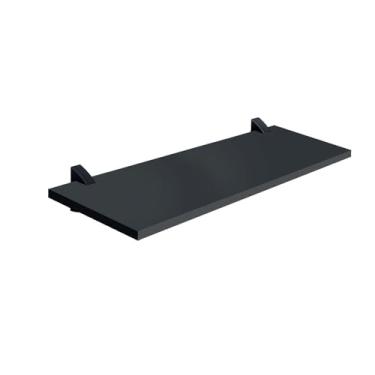 Imagem de PRAT.K Prateleira Preta 1,5x25x60 cm – Com Suporte Preto, Praticidade e Estilo