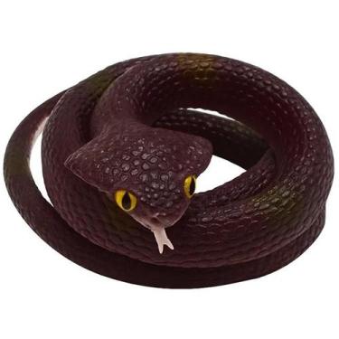 Imagem de Cobras De Borracha Serpente Naja Macia Brinquedo Realista - STORE SHAR