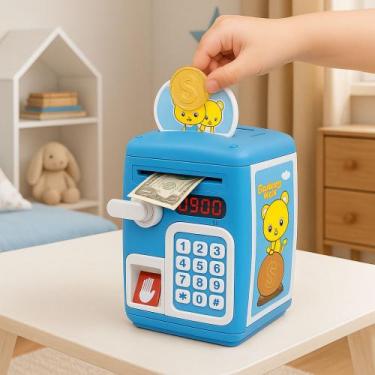 Imagem de Cofre Eletrônico Digital Infantil Automático Dinheiro Moeda - Yeet