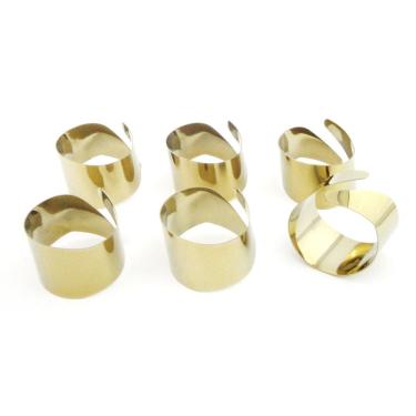 Imagem de Argolas Douradas Para Guardanapo By Fineza