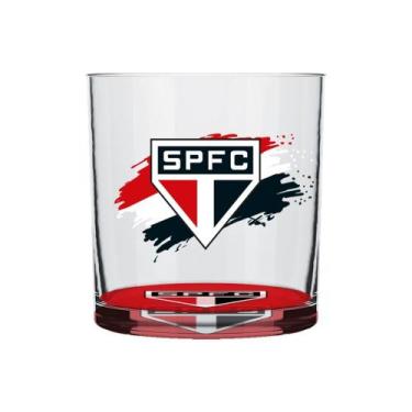 Imagem de Copo do são paulo vidro bar rocks whisky 305ml licenciado - Allmix, Ún