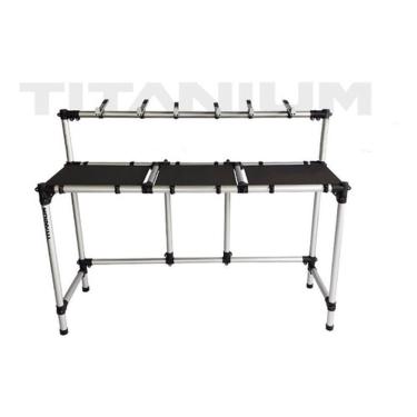Imagem de Rack Tubular Para Toca Discos Mk2, Mixer, Cdjs, Notebook