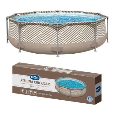 Imagem de Piscina Mor 5200 Litros Circular Estruturada Reforçada C Saida P Filtro P Familia Verão