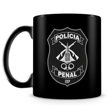 Imagem de Caneca Polícia Penal do Distrito Federal (100% Preta)