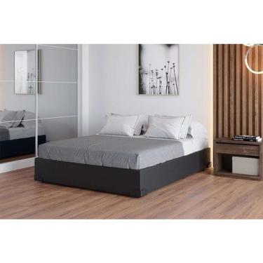 Imagem de Base para Cama Box Casal Joe (36x138x188) Preta - Keva