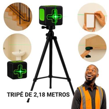 Imagem de Nível a Laser 2 Linhas Profissional Portátil Bateria Recarregável Auto