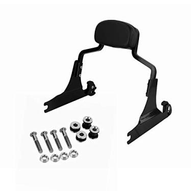 Imagem de Encosto de hardware destacável Sissy Bar apoio vertical do encosto do passageiro com kit de ancoragem para Harley Breakout 2013-2017 FXSB, FXSE, FXSBSE (preto brilhante)