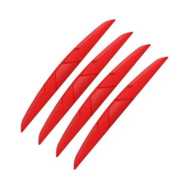 Imagem de Adesivos Protetores De Borda De Porta De Carro, 4 Unidades, Silicone, 