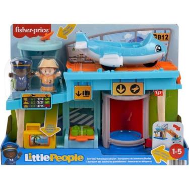 Imagem de Aventuras no Aeroporto Little People Fisher Price Mattel HTJ26