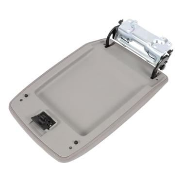 Imagem de GNXFixt Conjunto de apoio de braço da tampa do console central com suporte cinza compatível com Toyota Highlander 2008-2013 substitui 58905-0E040-B0 tampa da caixa de descanso de braço tampa do