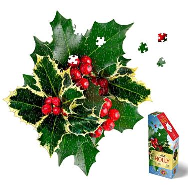 Imagem de Madd Capp Holly 350 Piece Jigsaw Puzzle for Ages 10 & up Unique Floral-Shaped Border, Deluxe 5-Sided Box, Includes Educational Madd Capp Fun Facts & Gardening Tips, Mulitcolor (Holly 350/8007)