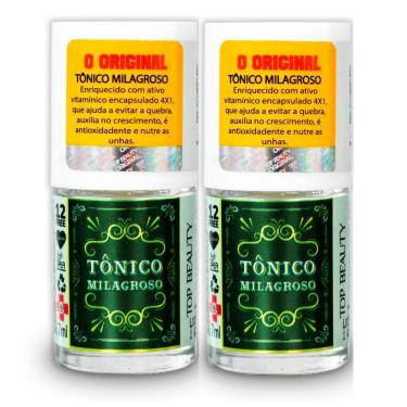 Imagem de Kit 2 Esmalte Top Beauty Tônico Milagroso 7ml