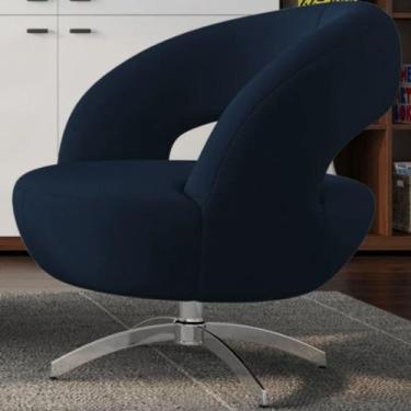 Imagem de Poltrona Giostra Base Giratória em Alumínio - Élpis Móveis - Molufan, 